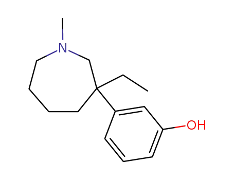 Molecular Structure of 54340-58-8 (Meptazinol)