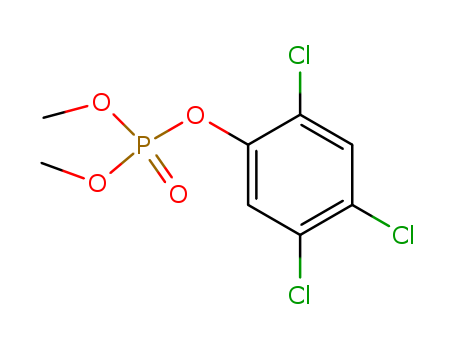 Phosphoric acid,dimethyl 2,4,5-trichlorophenyl ester