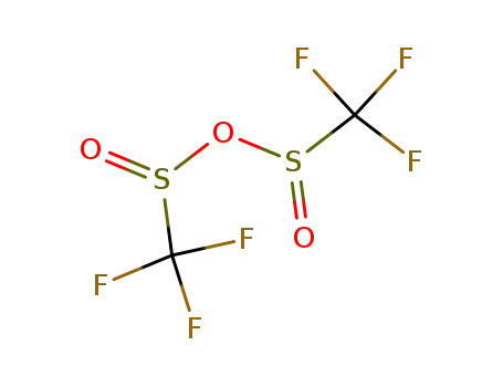Molecular Structure of 1025373-45-8 (trifluoromethanesulfonic acid anhydride)