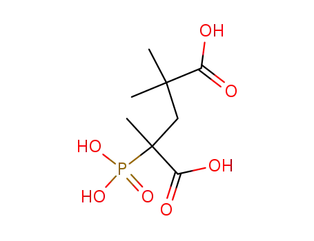 Molecular Structure of 67718-84-7 (2,2,4-trimethyl-4-phosphonoglutaric acid)