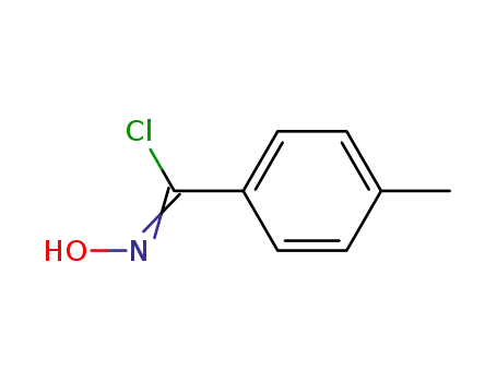 Molecular Structure of 36288-37-6 (N-hydroxy-4-methylbenzenecarboximidoyl chloride)