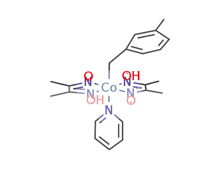 Molecular Structure of 36583-13-8 (3-methylbenzyl Co(III)(dmgH)2py)