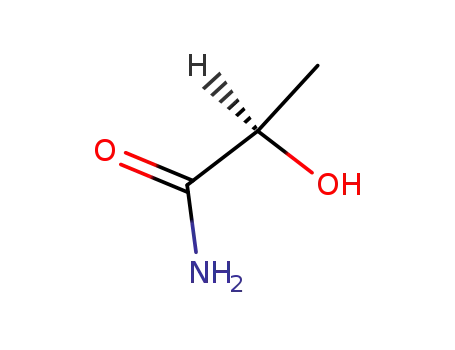 Molecular Structure of 598-81-2 ((R)-(+)-Lactamide)