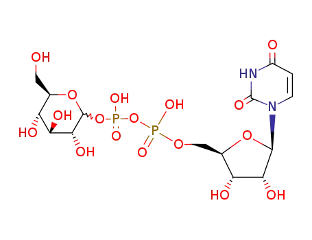 Molecular Structure of 952585-00-1 (uridine-5'-diphosphoglucose)