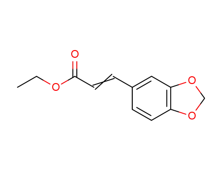 Molecular Structure of 14731-78-3 (ethyl 3-(1,3-benzodioxol-5-yl)prop-2-enoate)