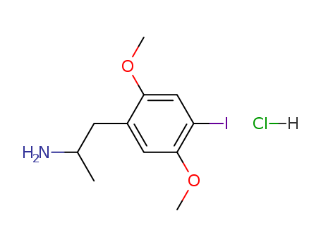 Benzeneethanamine,4-iodo-2,5-dimethoxy-a-methyl-, hydrochloride (1:1)