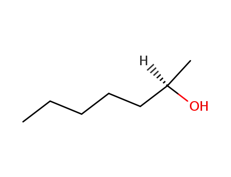 Molecular Structure of 6033-24-5 ((R)-(-)-2-Heptanol)