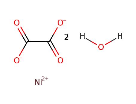 Molecular Structure of 20161-19-7 (Ethanedioic acid, nickel(2+) salt (1:1), hydrate)