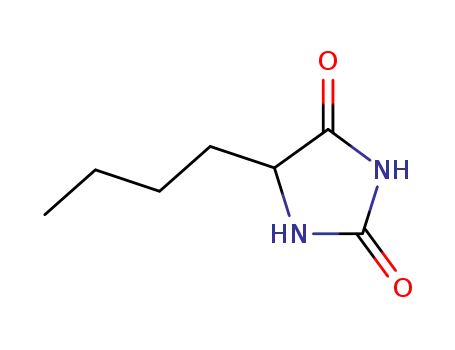 Molecular Structure of 102716-78-9 (5-n-butylimidazolidine-2,4-dione)