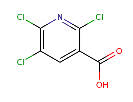 Molecular Structure of 54718-39-7 (2,5,6-Trichloronicotinic acid)