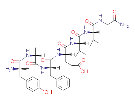Molecular Structure of 122752-16-3 (DELTORPHIN II)