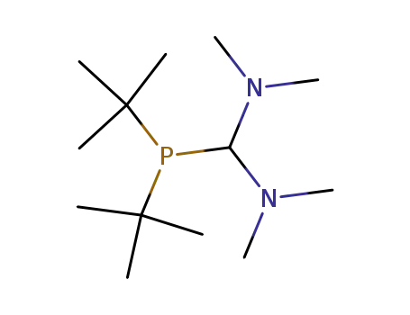 Molecular Structure of 119522-06-4 (Di-tert-butyl<bis(dimethylamino)methyl>phosphine)