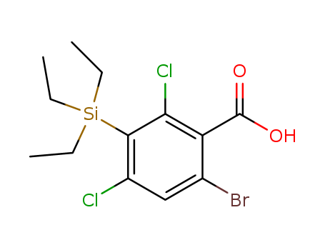 Benzoic acid, 6-bromo-2,4-dichloro-3-(triethylsilyl)-