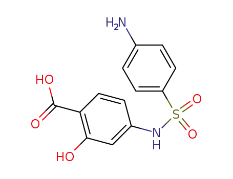 Molecular Structure of 6202-21-7 (4-sulphanilamidosalicylic acid)