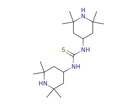 Molecular Structure of 85938-92-7 (<i>N</i>,<i>N</i>'-bis-(2,2,6,6-tetramethyl-[4]piperidyl)-thiourea)