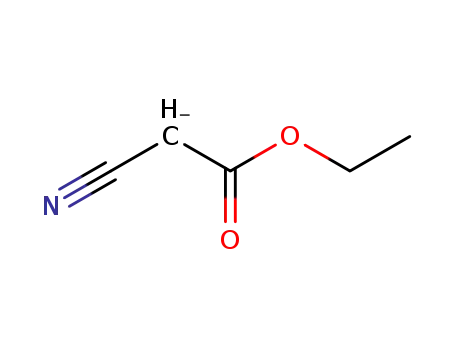 Molecular Structure of 31124-95-5 (ethyl cyanoacetate anion)