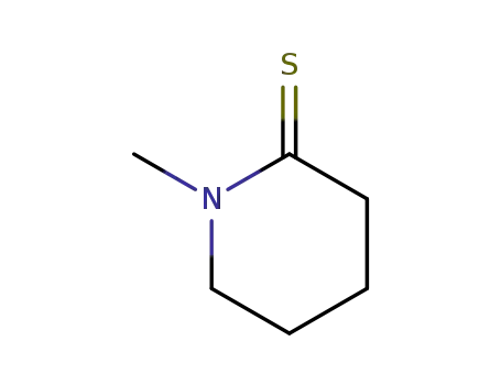 Molecular Structure of 13070-07-0 (1-methylpiperidine-2-thione)