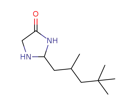 Molecular Structure of 1378479-17-4 ((+/-)-2-(2,4,4-trimethylpentyl)imidazolidin-4-one)