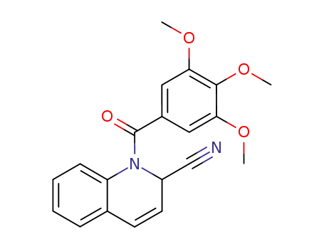 1,2-dihydro-1-(3,4,5-trimethoxybenzoyl)-2-quinolinecarbonitrile