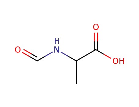 Molecular Structure of 5893-10-7 (N-FORMYL-DL-ALANINE)