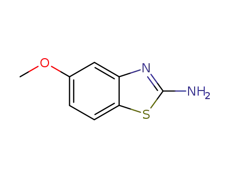 Molecular Structure of 54346-87-1 (5-METHOXY-1,3-BENZOTHIAZOL-2-AMINE)