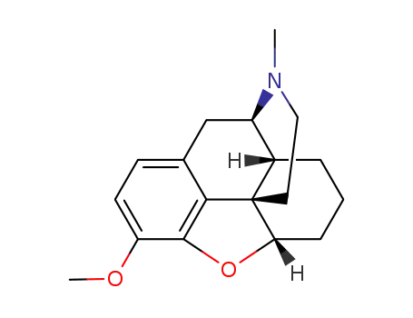 Molecular Structure of 3990-01-0 (4,5α-Epoxy-3-methoxy-17-methylmorphinan)