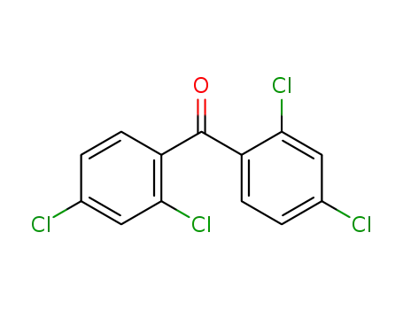 Molecular Structure of 25187-08-0 (Methanone, bis(2,4-dichlorophenyl)-)