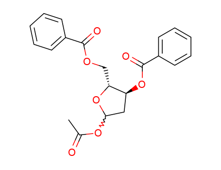 D-erythro-Pentofuranose, 2-deoxy-, 1-acetate 3,5-dibenzoate