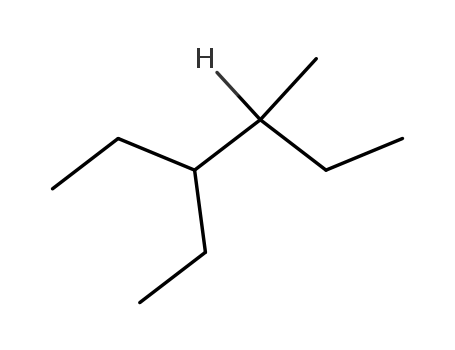 Molecular Structure of 3074-77-9 (3-Ethyl-4-methylhexane)