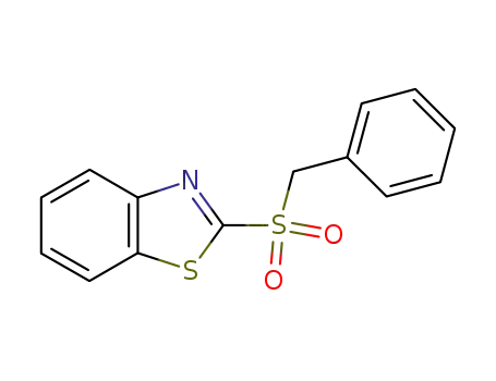 Molecular Structure of 67219-33-4 (Benzothiazole, 2-[(phenylmethyl)sulfonyl]-)