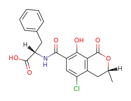 Molecular Structure of 303-47-9 (OCHRATOXIN A)