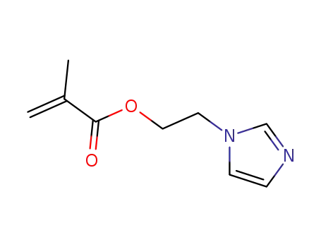 Molecular Structure of 62037-81-4 (2-(1H-imidazol-1-yl)ethyl methacrylate)