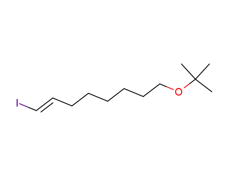 Molecular Structure of 121587-83-5 (1-Octene, 8-(1,1-dimethylethoxy)-1-iodo-, (1E)-)