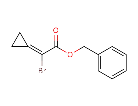 Molecular Structure of 78385-37-2 (benzyl 2-bromocyclopropylideneacetate)