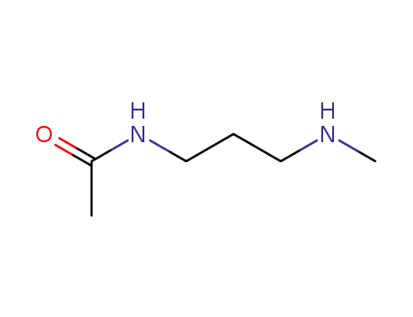 Molecular Structure of 56125-48-5 (N-[3-(methylamino)propyl]acetamide)