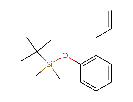 Molecular Structure of 151950-94-6 (1-tert-butyldimethylsilyloxy-2-(2-propenyl)benzene)