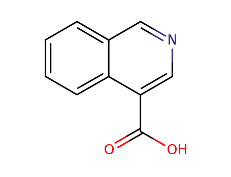 Molecular Structure of 7159-36-6 (Isoquinoline-4-carboxylic acid)