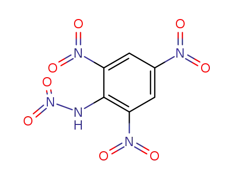 Molecular Structure of 4591-46-2 (N,2,4,6-tetranitroaniline)