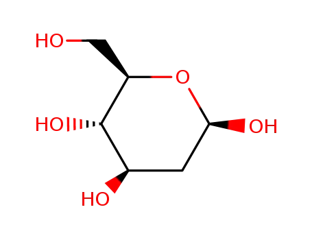 Molecular Structure of 13299-16-6 (2-Deoxy-β-D-glucopyranose)