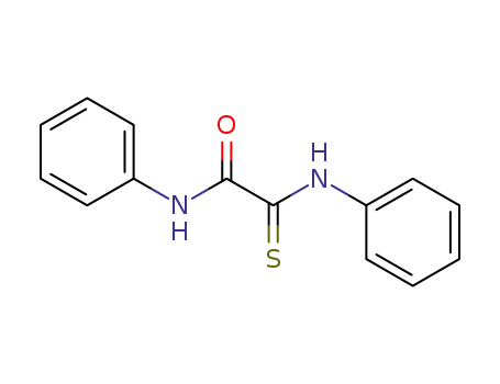 Molecular Structure of 78121-70-7 (Acetamide, N-phenyl-2-(phenylamino)-2-thioxo-)