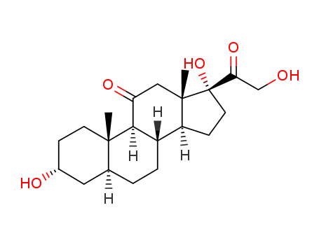 Pregnane-11,20-dione,3,17,21-trihydroxy-, (3a,5a)-
