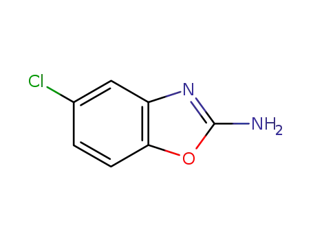 Molecular Structure of 61-80-3 (Zoxazolamine)