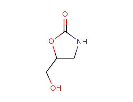 Molecular Structure of 7517-99-9 (5-(Hydroxymethyl)-1,3-oxazolidin-2-one)