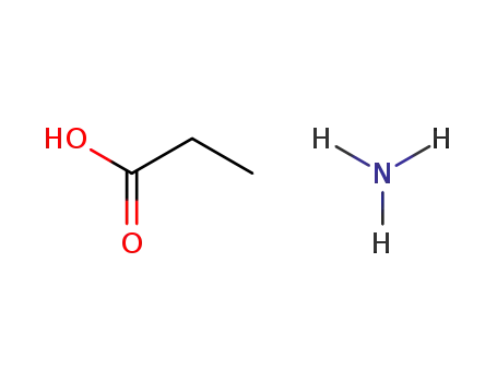 Molecular Structure of 17496-08-1 (ammonium propionate)