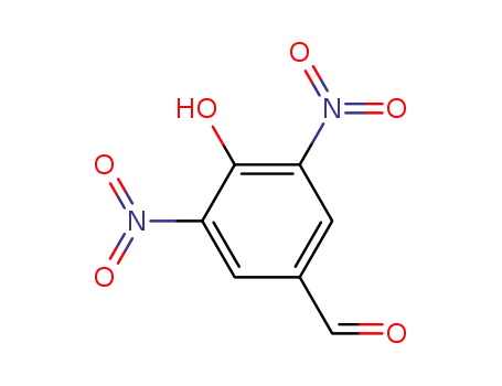 Molecular Structure of 52132-61-3 (Benzaldehyde, 4-hydroxy-3,5-dinitro-)