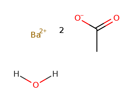 Barium acetate monohydrate.