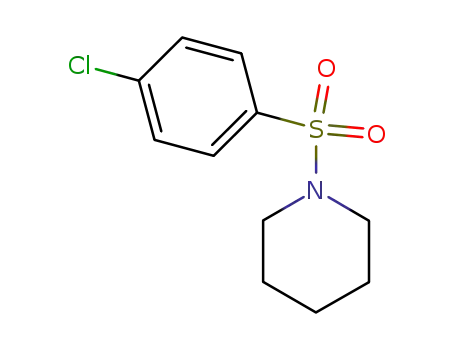 Molecular Structure of 22771-98-8 (Piperidine, 1-[(4-chlorophenyl)sulfonyl]-)