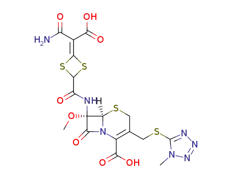 Molecular Structure of 69712-56-7 (Cefotetan disodium)