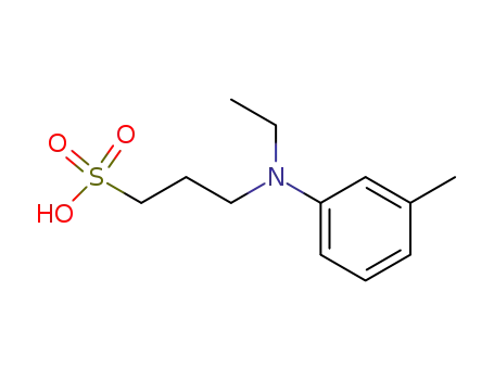 Molecular Structure of 36783-03-6 (3-[ethyl(3-methylphenyl)amino]propanesulphonic acid)