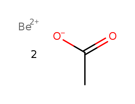 Acetic acid beryllium salt